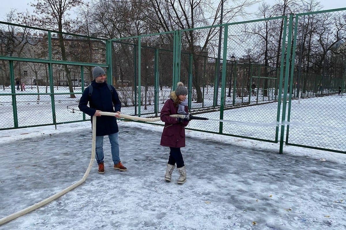 Овсянниковский сад каток