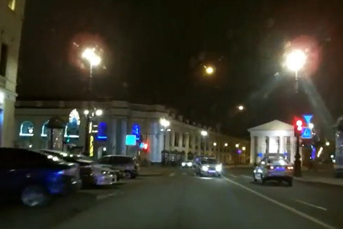 В Петербурге со стрельбой ловили молодого водителя
