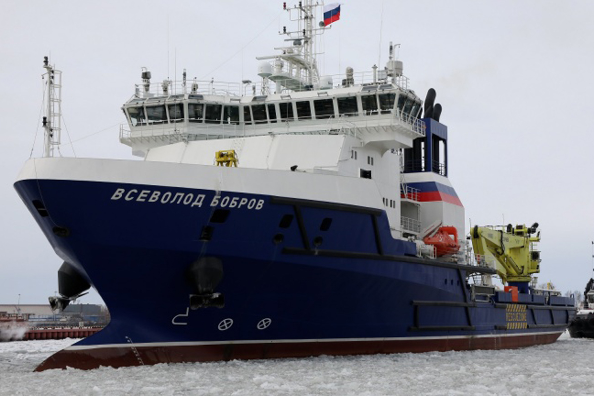 Транспортное судно «Всеволод Бобров» отправилось на ходовые испытания