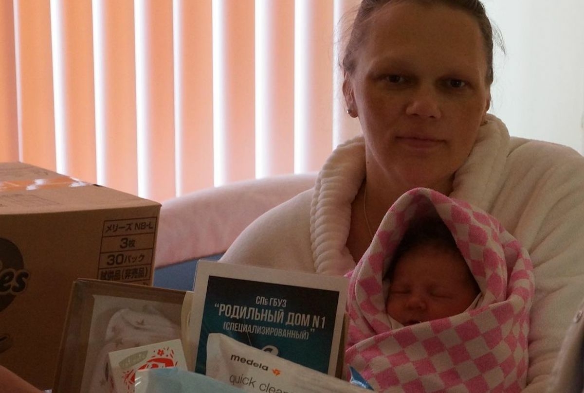 Петербурженка родила одиннадцатого ребенка