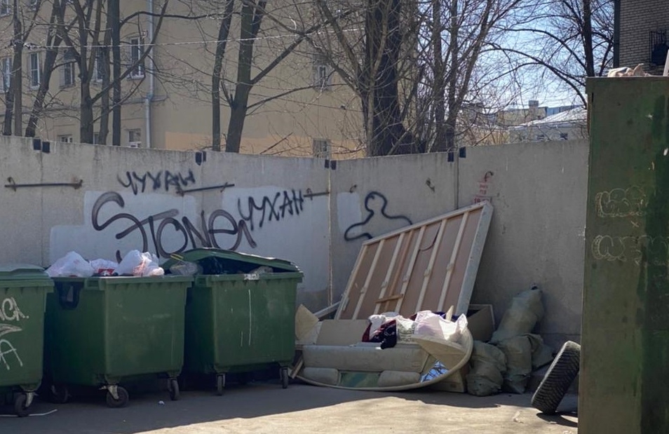 Проверки ГЖИ показали загрязненность каждого пятого двора в Петербурге