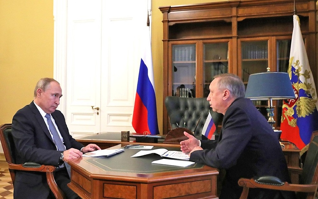 Путин обсудил с Бегловым подготовку к ПМЭФ