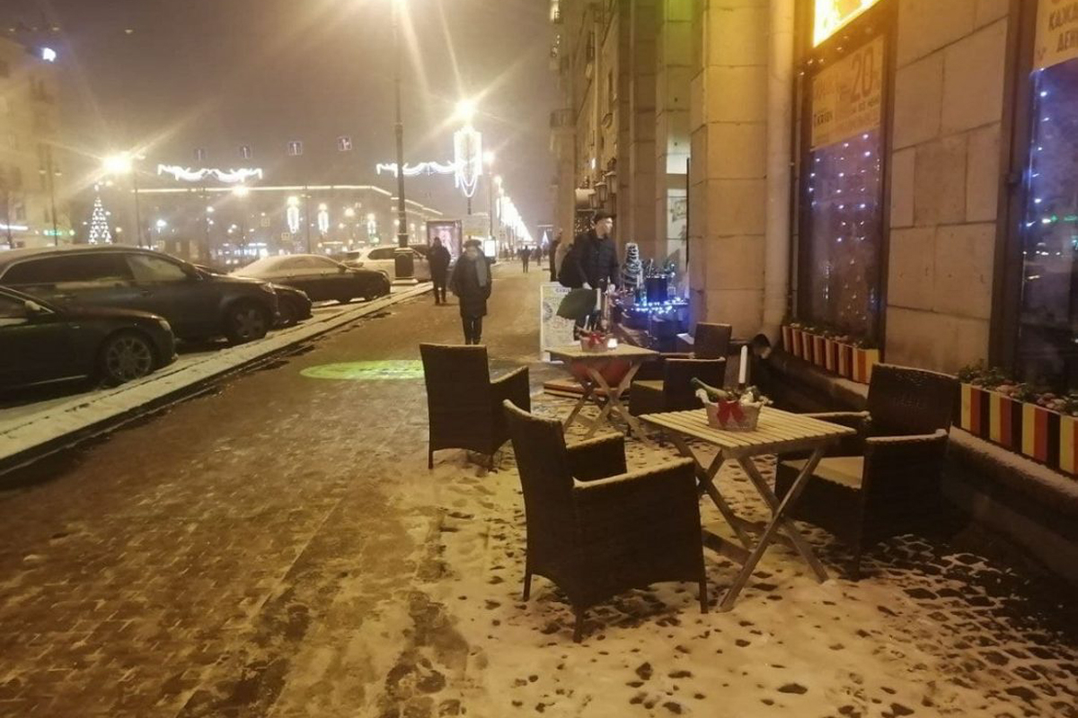Рестораторы Петербурга рассказали о проблемах при открытии «зимних» террас