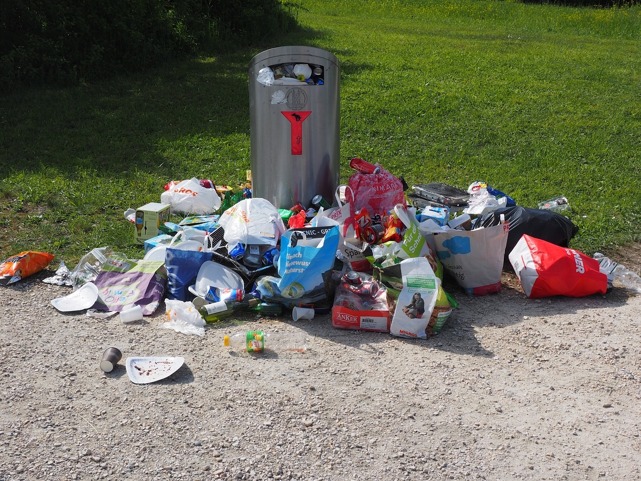 За прошлую неделю с петербургских дорог убрали около 1,5 кубометров мусора