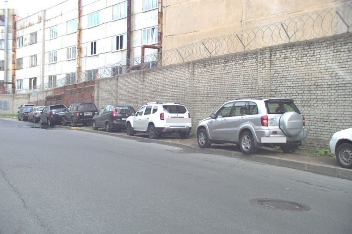 За парковки на газонах в Петербурге выписали более 130 штрафов за полтора месяца