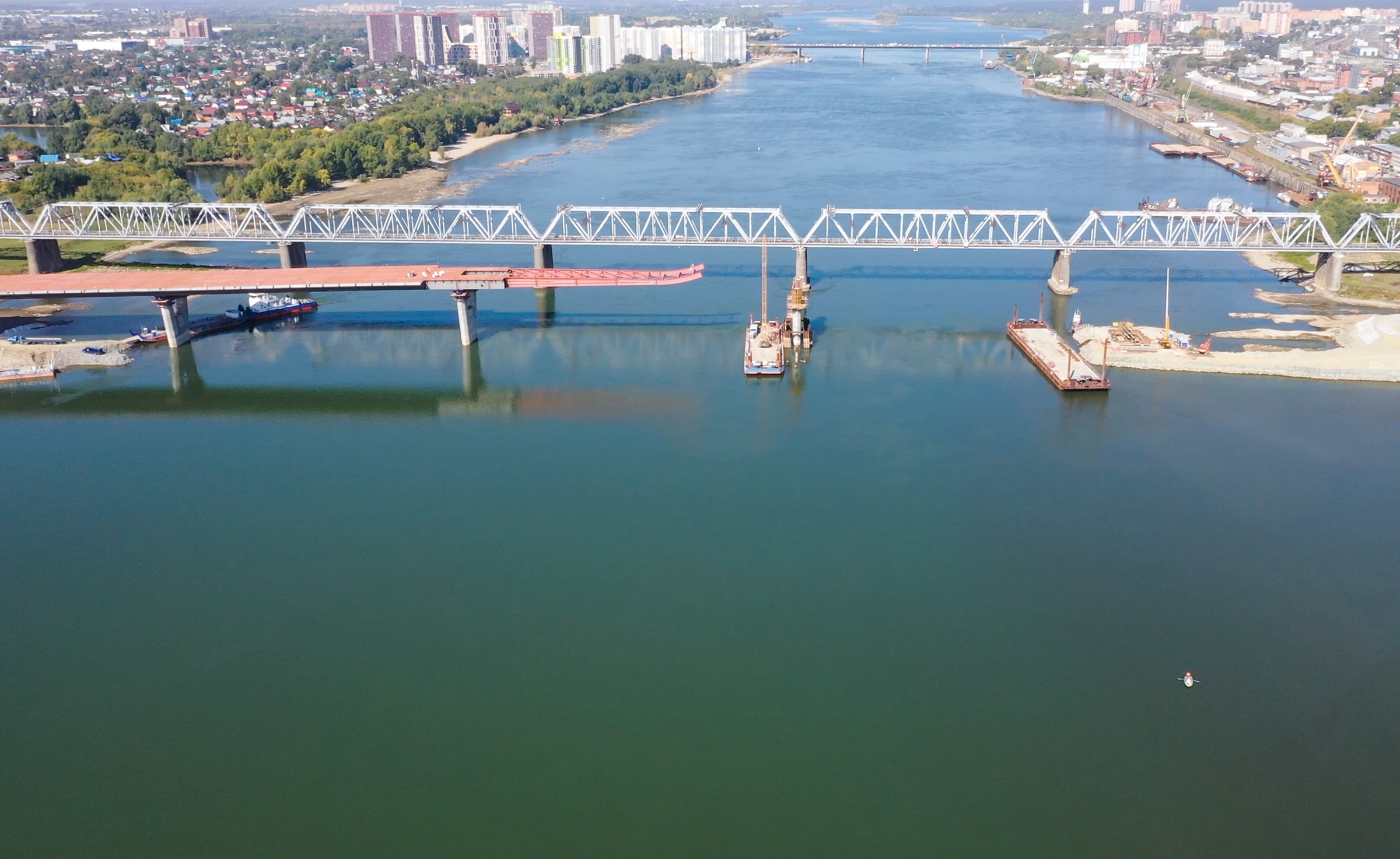 фото новый мост новосибирск