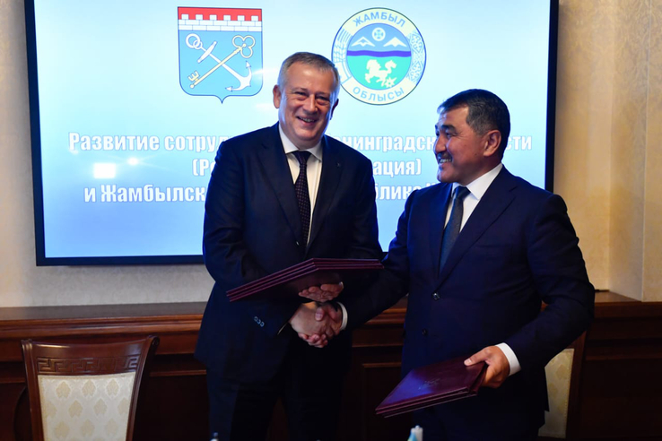 Ленобласть заключила с Казахстаном соглашение об экономическом сотрудничестве