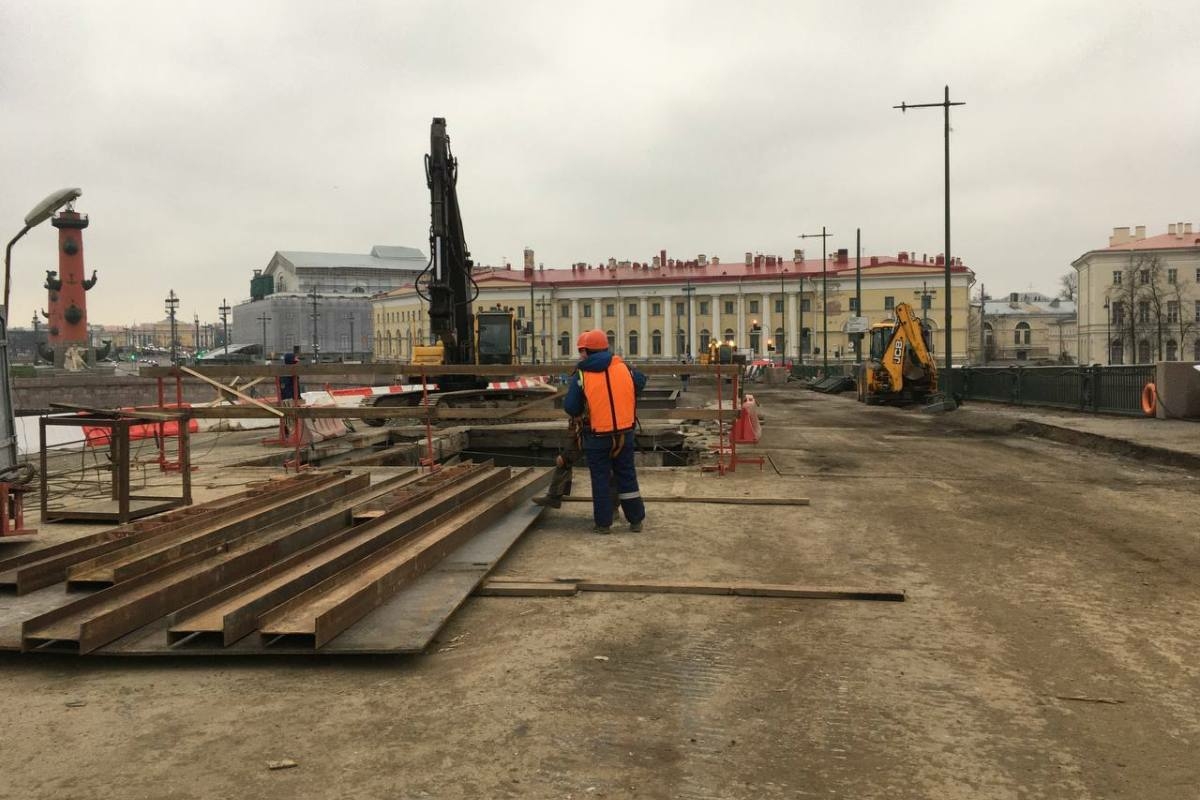 биржевой мост в санкт петербурге