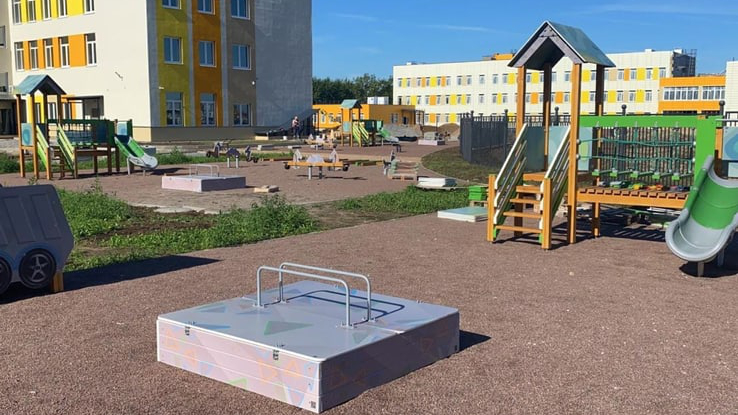 «Строительный трест» построил детский сад в Малом Карлино