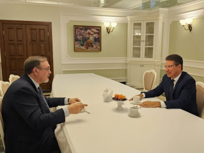 Астраханский министр внешних связей встретился с послом РФ в Туркменистане 