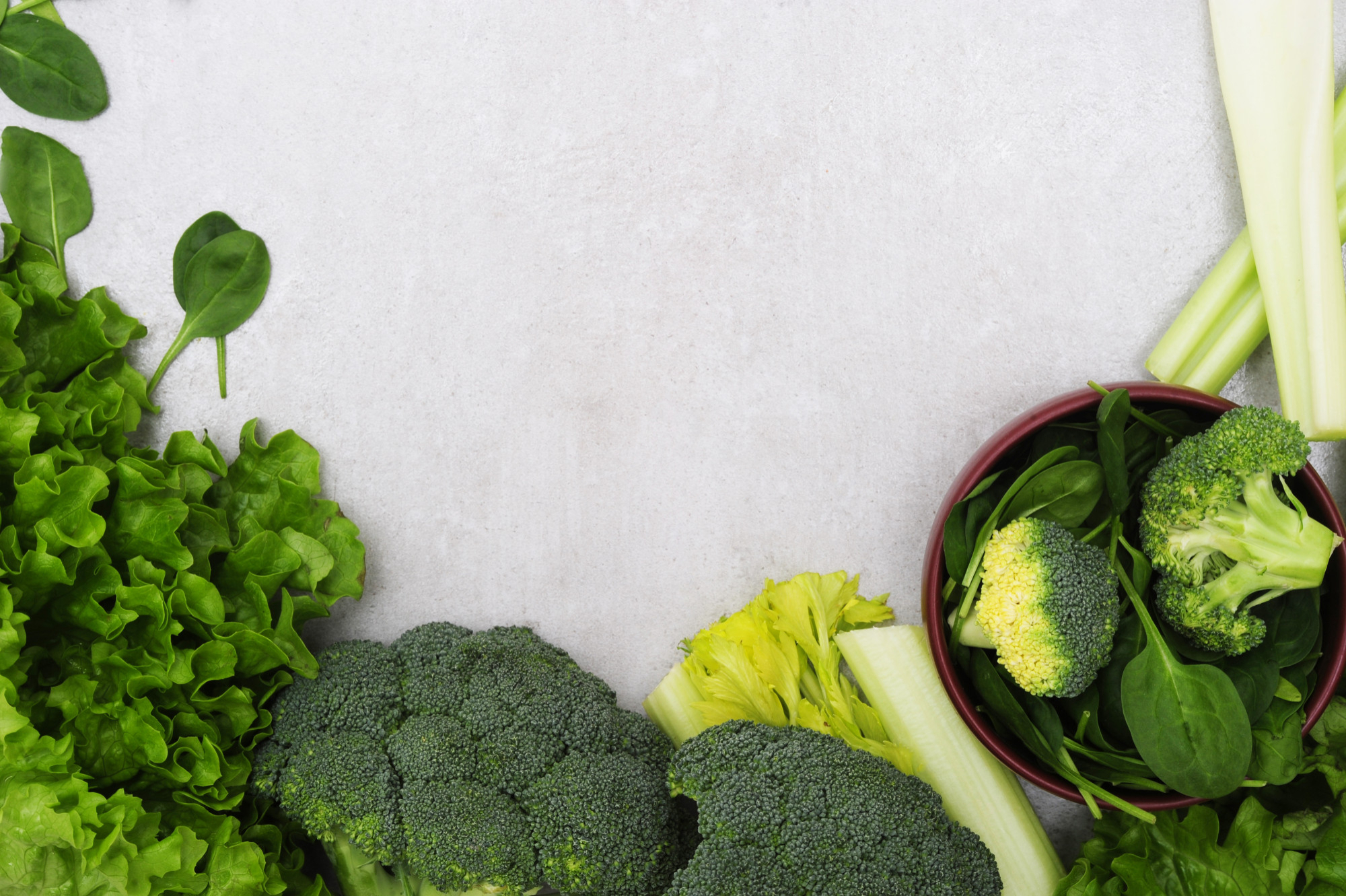 Folic acid from greens may prevent colon cancer