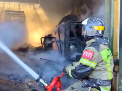 На заводе «Дюрисол» в Велигонтах Ленинградской области произошел пожар