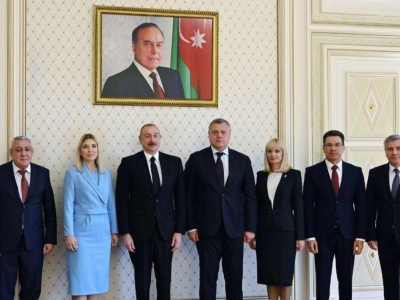 Игорь Бабушкин в Баку встретился с Ильхамом Алиевым