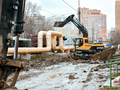 В Новых Химках отремонтировали магистральную теплосеть на Юбилейном проспекте