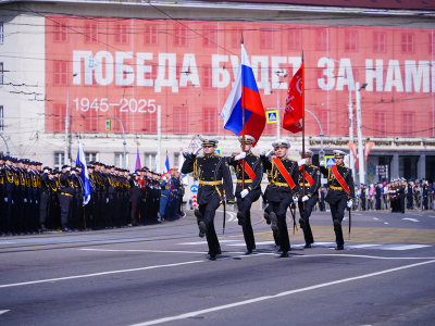 В Калининграде состоялось торжественное празднование 80-летия Великой Победы
