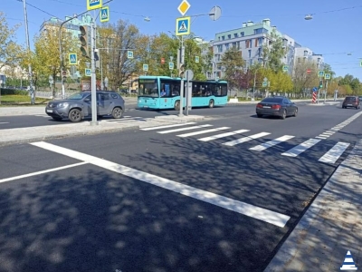 В Петербурге завершили ремонт Морского проспекта