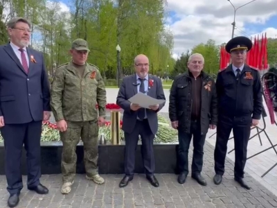 В Обнинске торжественно заложили «Капсулу Победы»