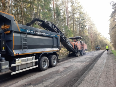 В Калининградской области ремонтируют дороги к местам отдыха