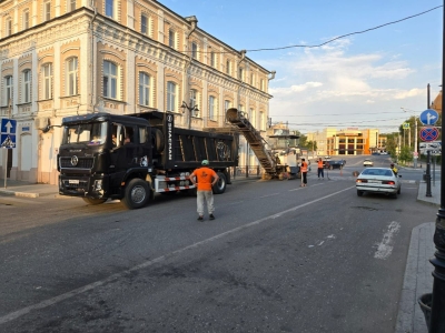 В Астрахани стартовал ремонт улицы Никольской в рамках нацпроекта