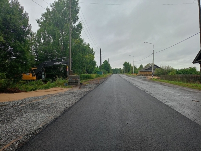 В Костромской области работы по ремонту подъезда к селу Пыщуг завершат досрочно
