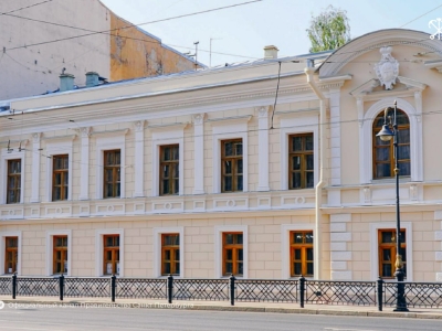 В Петербурге завершают реставрацию здания библиотеки имени М. Ю. Лермонтова