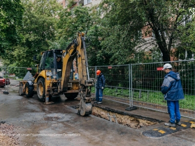 В Кировском районе Петербурга обновили свыше одного километра водопроводных сетей