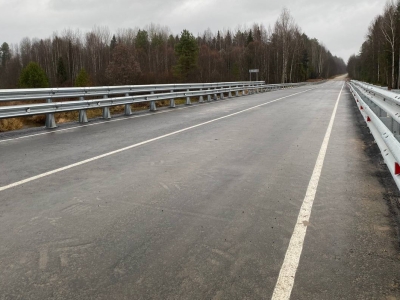 В Костромской области открыли обновленный мост через реку Ерла