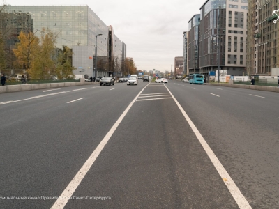 В Петербурге обновили более 60 километров дорог по нацпроекту