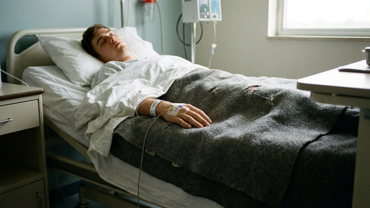 кома, больница, палата,