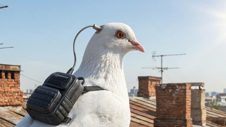 голубь биодрон