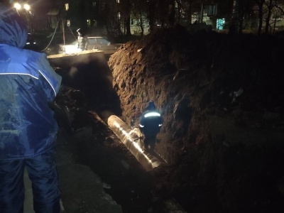 В Калининграде устранили аварию на теплотрассе