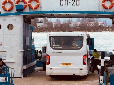 Паром в Тобольске работает в штатном режиме