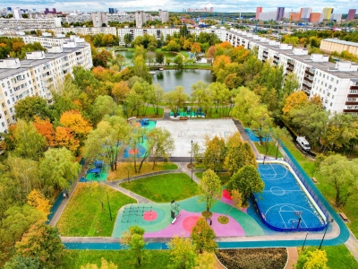 За год в Москве благоустроили более 80 общественных пространств