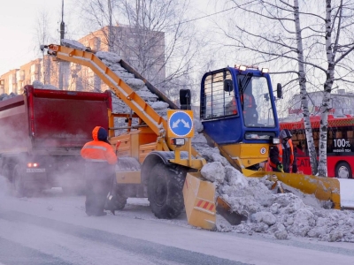 С улиц Тобольска вывезли более 40 тысяч кубометров снега