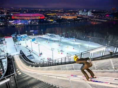 На Воробьевых горах открылся трамплин мирового класса