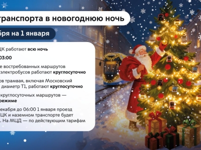 В Москве метро в новогоднюю ночь будет работать без перерыва