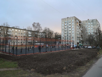 В Калининграде открыли спортивную площадку на улице Гайдара