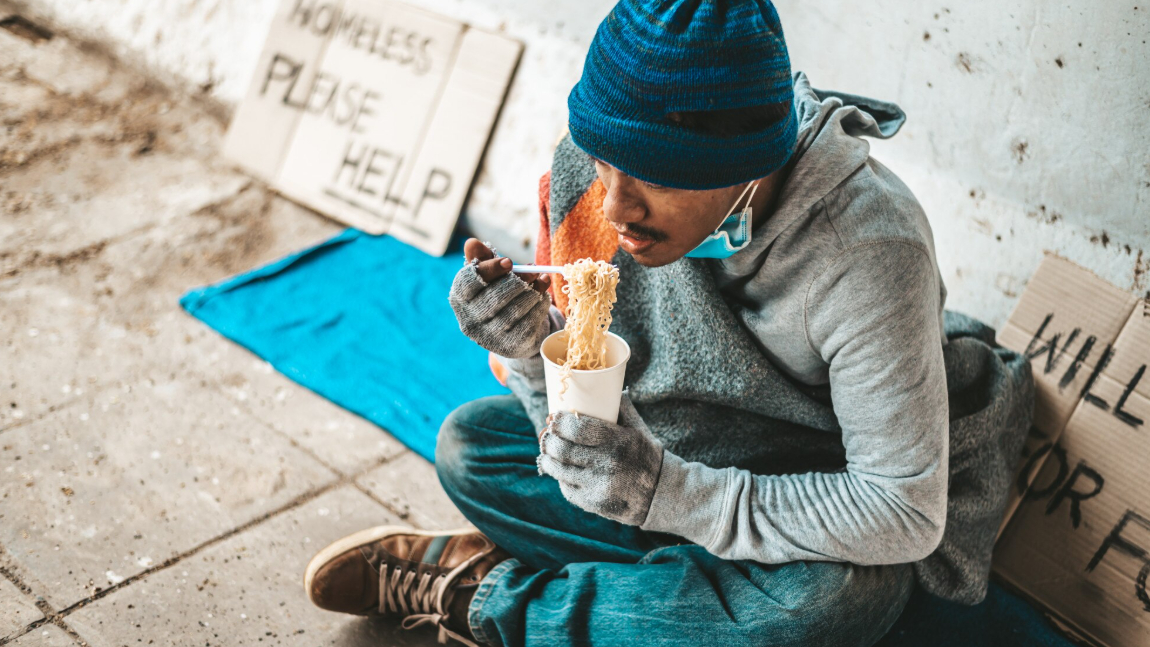 бомж, бездомный