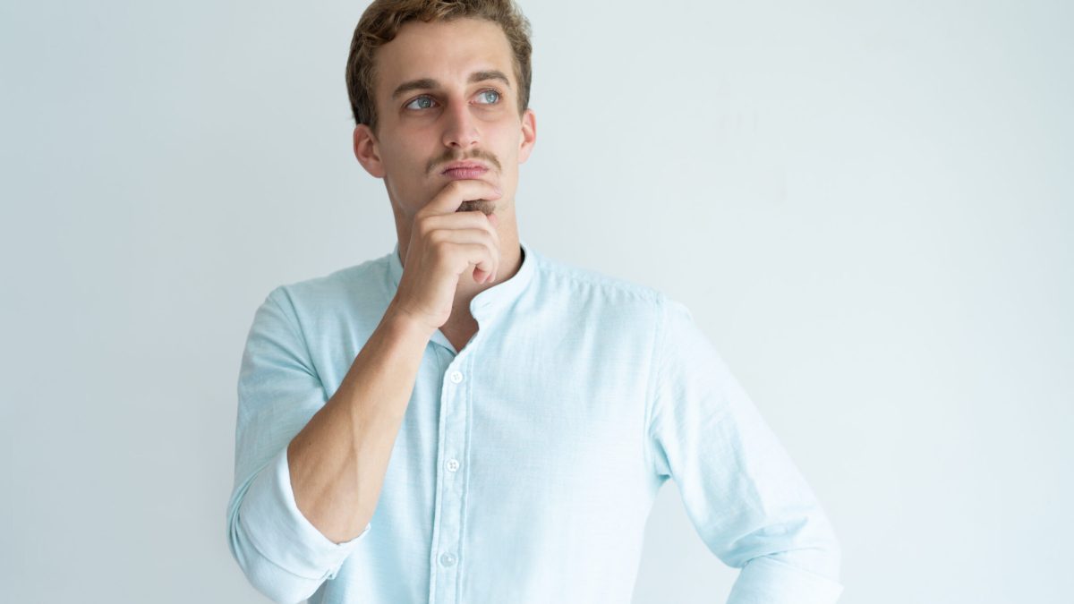 мысли, думы, думает, мужчина, парень, размышления