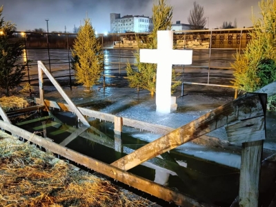 Астраханцам сообщили, где можно окунуться в купель на Крещение