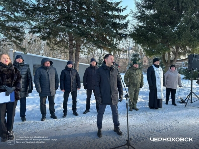 Виктор Вобликов принял участие в митинге, посвященном 81-летию взятия Инстербурга