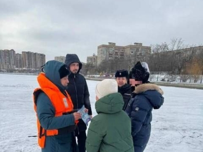 В Астрахани проходят рейды по выявлению детей на замерзших водоемах