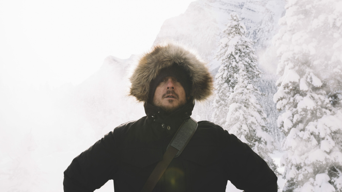 зима, холод, морозы, куртка, снег