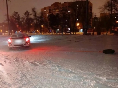 Редкий снег в Астрахани закончился штрафами для любителей ватрушек