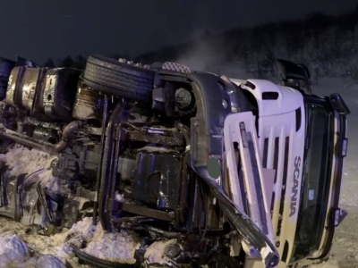 В Мурманске столкнулись пять легковушек, автобус и грузовик
