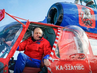 В Московский авиацентр поступил новый пожарный вертолет Ка-32А11ВС