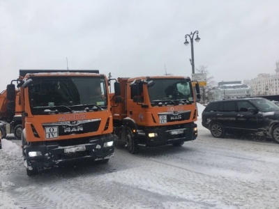 Москву накрыл мощный снегопад