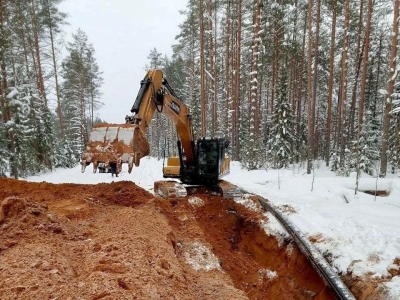 В ленинградском поселке Новинка построили газопровод