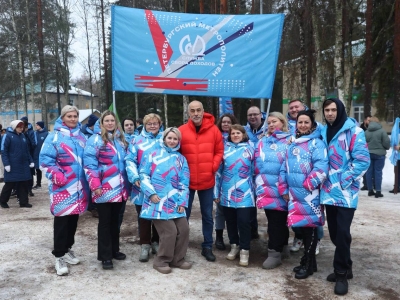 На базе лагеря «Голубая стрела» Петербургского метрополитена прошел 57-й зимний слет туристов