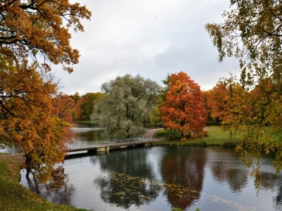 В Гатчине с первого апреля Дворцовый парк закроется на просушку
